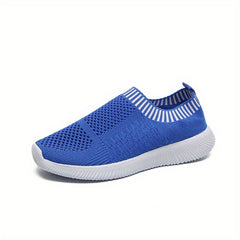 Women's Knit Sock Sneakers Lightweight Slip On Jogging Shoes