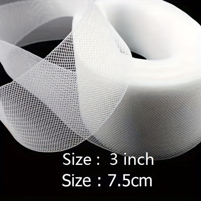 50 Yards Rigid Horsehair Polyester Skeleton Sewing Wedding Dress Accessories