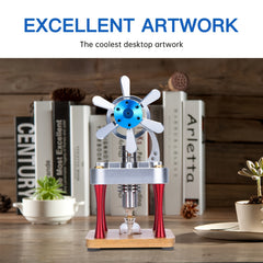 M16 CF Stirling Engine Kit Aluminum Educational Toy