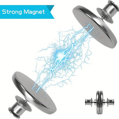 6 Pair Magnetic Button Curtain Weights Holdbacks for Home Drapery