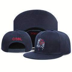 Unisex Sunshade Adjustable Baseball Cap with Indian Embroidery
