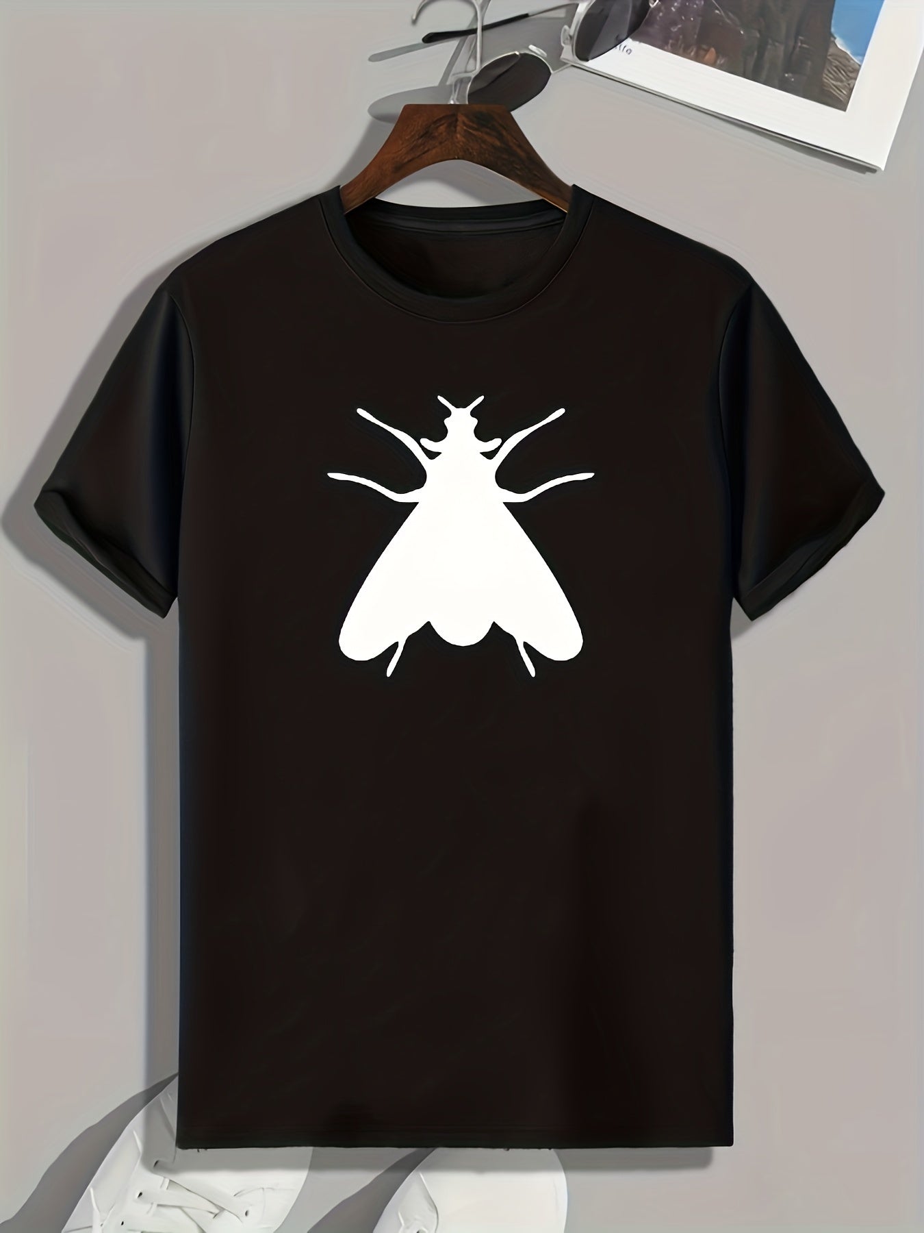 Insect Pattern Print Men's Comfy Sports T-shirt Graphic Tee