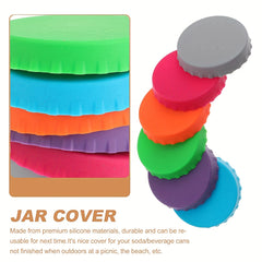 Silicone Can Lid Reusable Leakproof Dustproof Water Cup Lid