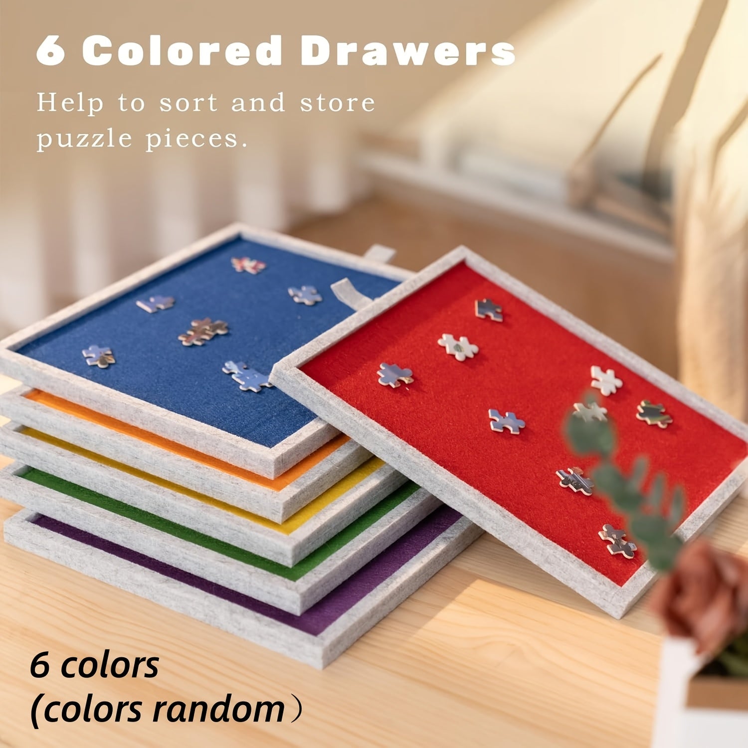 Portable Puzzle Mat Set 2 in 1 Puzzle Mat Set with Stand & Cover