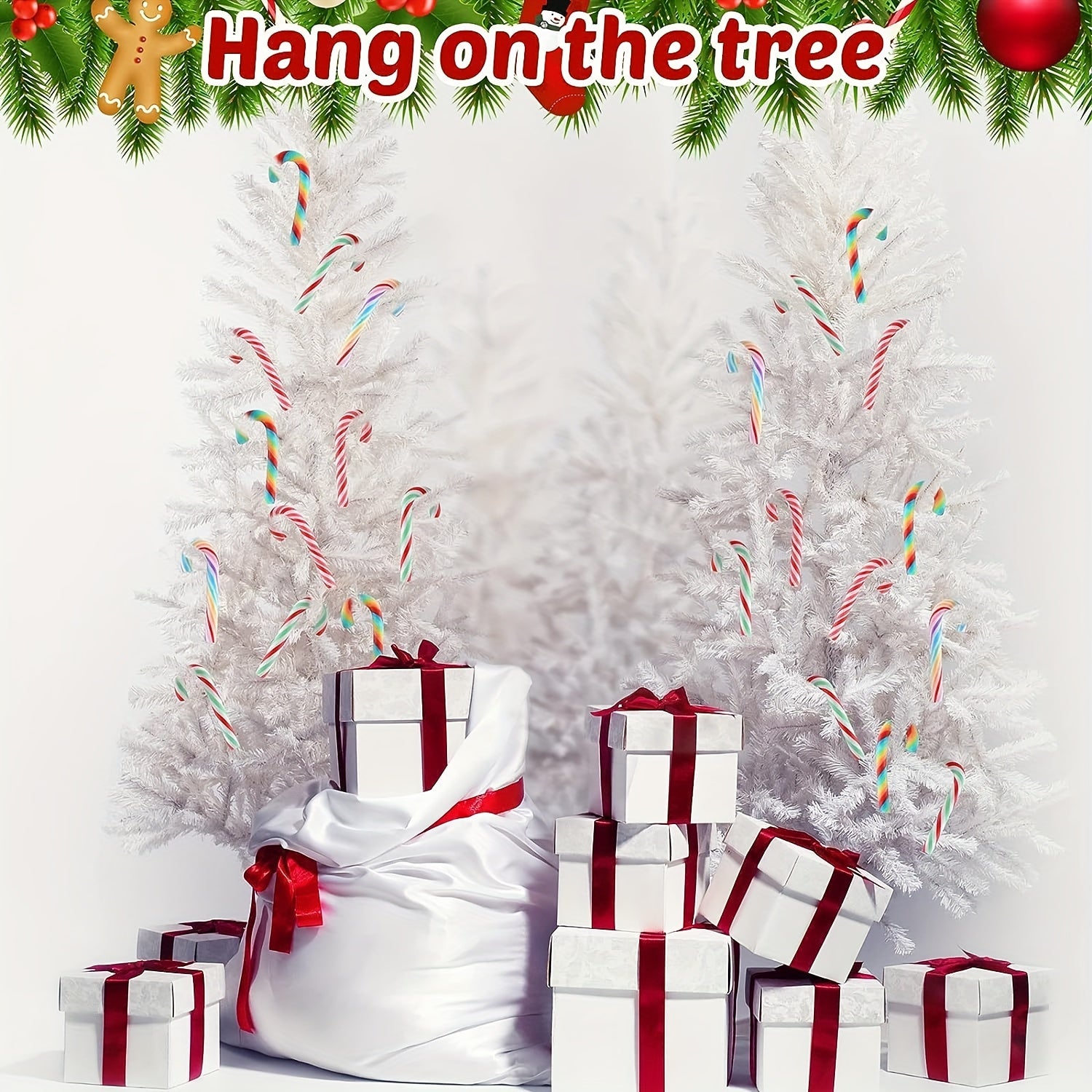 Mini Artificial Candy Can for Christmas Decoration