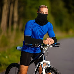 3pcs UV Neck Gaiter Balaclava Dust Protection & Ice Silk Cooling Arm Sleeves