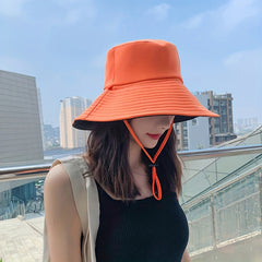 Reversible Bucket Hat UV Protection Sun Hat Lightweight Women Visors