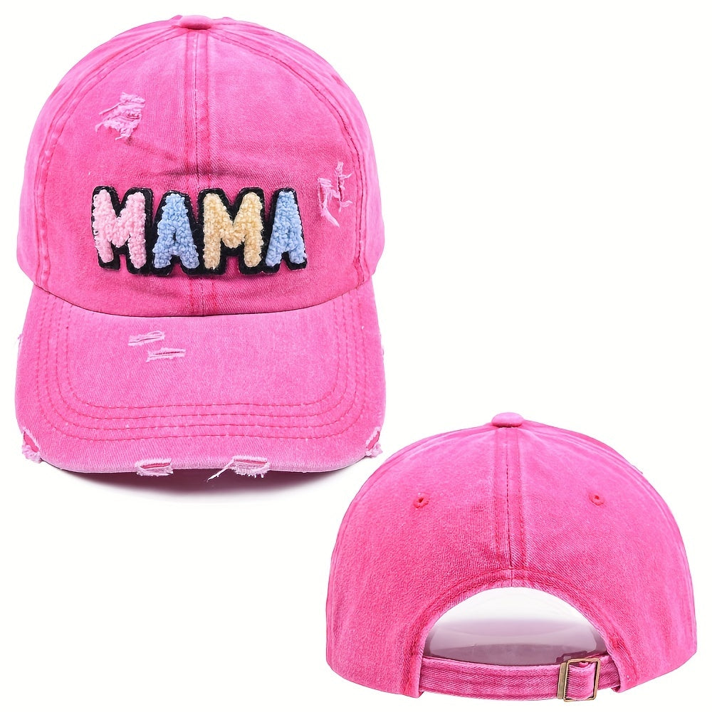 Vintage Washed Distressed Baseball Cap Y2K Sun Hats For Women Men