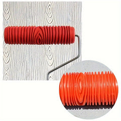 1pc Paint Roller Stamp Wall Decorative Cylinder Tools
