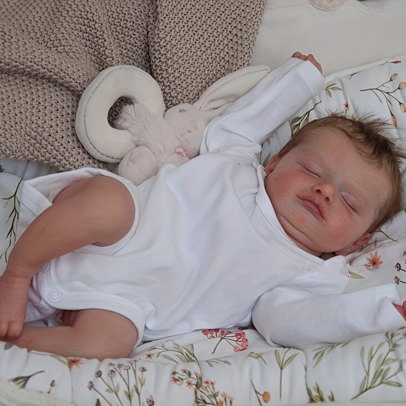 Newborn Baby Rosalie Reborn Doll 3D Skin Top Collectible Art Doll