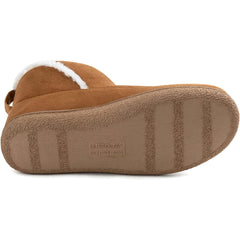Women's Fleece Liner Slip On Slippers Warm Comfort Shoes