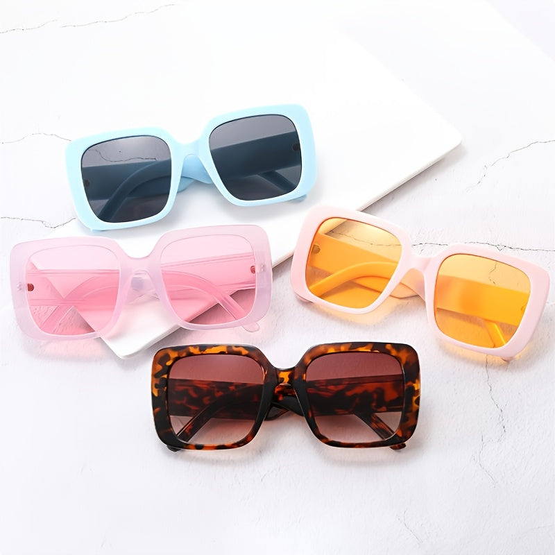 Multicolor Women's Sunglasses with Zipper Case