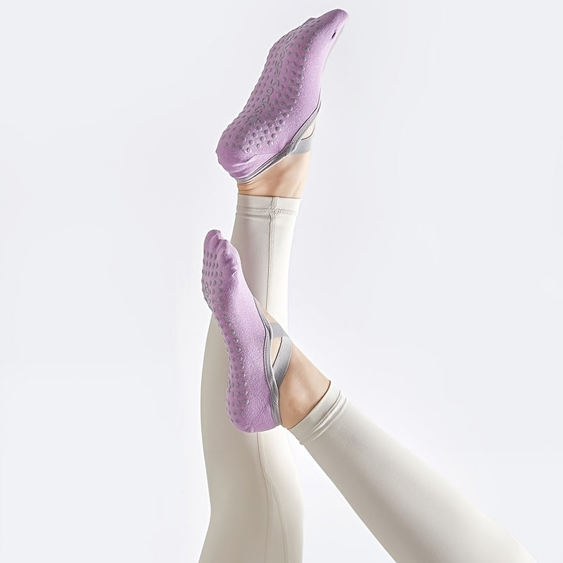 Criss Cross Yoga Socks Anti skid Gripper Socks