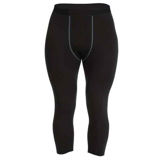 Men's Active Compression Pants Moisture Wicking Base Layer