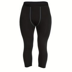Men's Active Compression Pants Moisture Wicking Base Layer