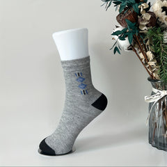 10 Pairs Men's Mid Calf Sweat-absorbing Breathable Socks