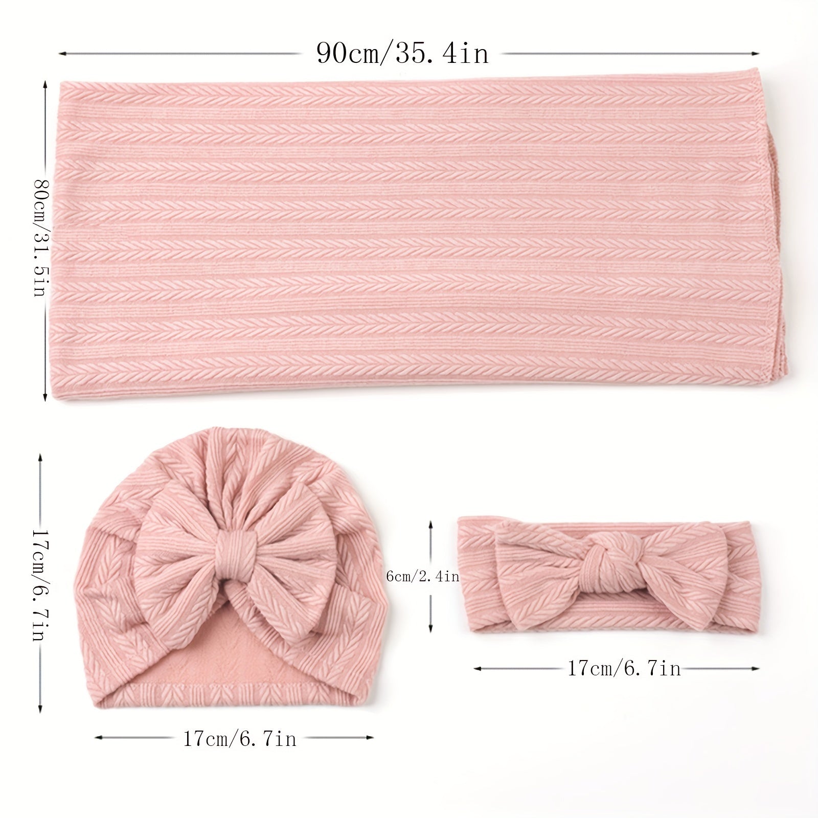 3pc Baby Swaddle Bag Set Newborn Quilt Polyester Cotton Wrap Blanket