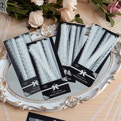 120pcs Transparent Lace Sticker Pack PET Waterproof Stickers