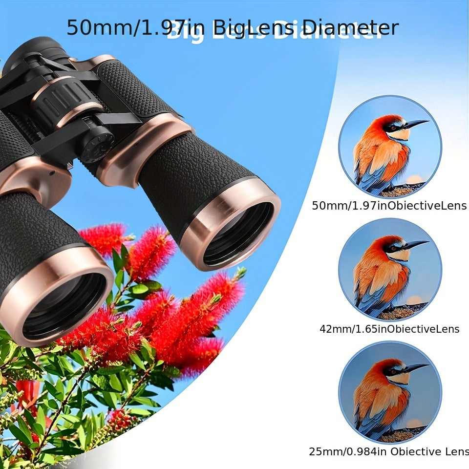20X50 Telescope HD High power Large Goggles Binoculars Night Vision