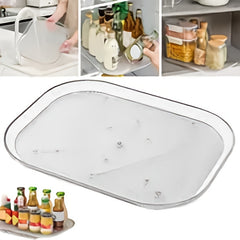 Kitchen Turntable Storage Tray Non-Slip Rotating Organizer