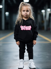 UNICORNS ARE REAL Hooded Pullover Pants Set For Sports Gift