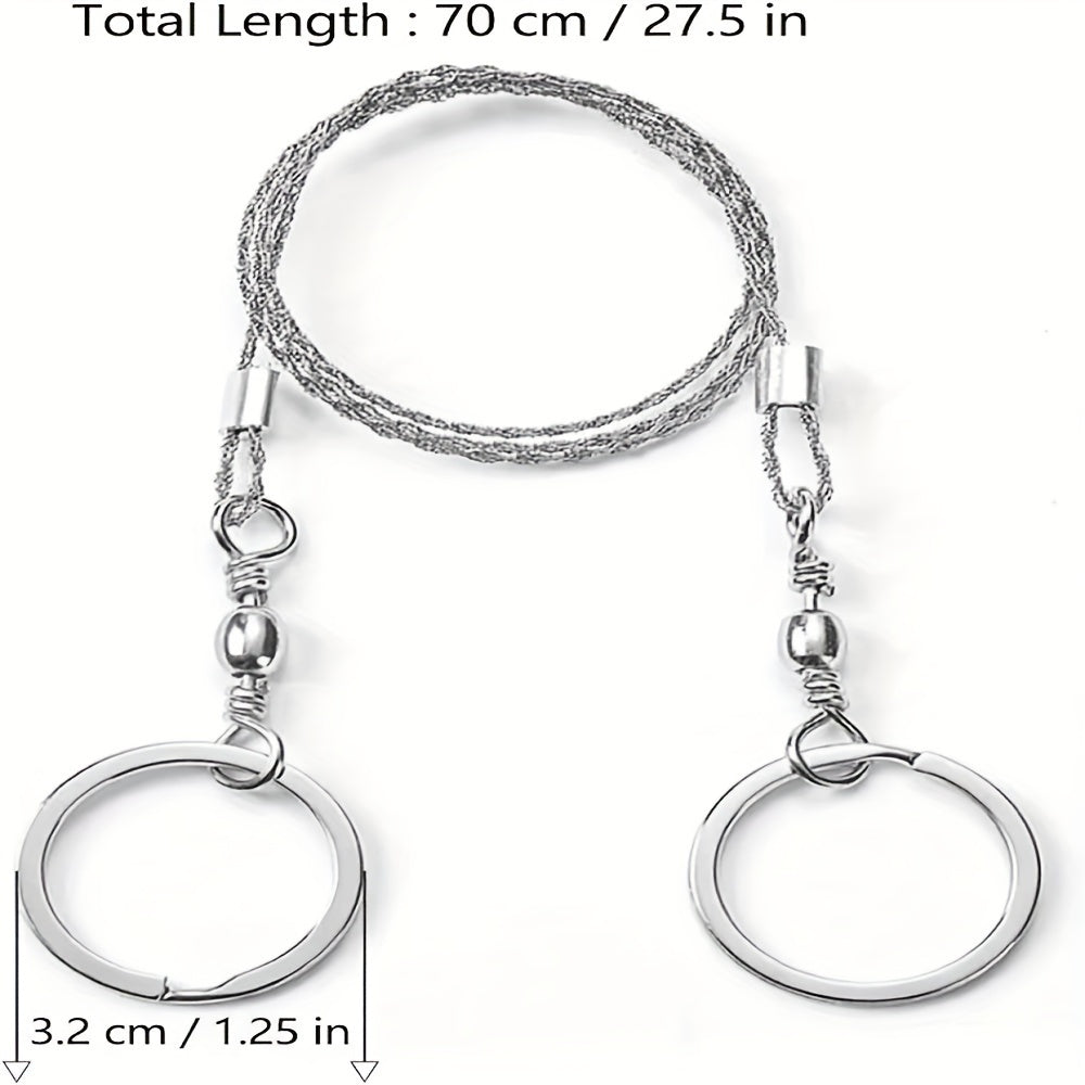 Portable Steel Wire Saw for Outdoor Camping Emergency Survival
