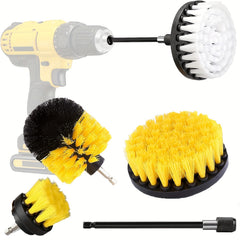 4pcs Drill Brush Attachment Set Power Scrubber Brush Cleaning Kit