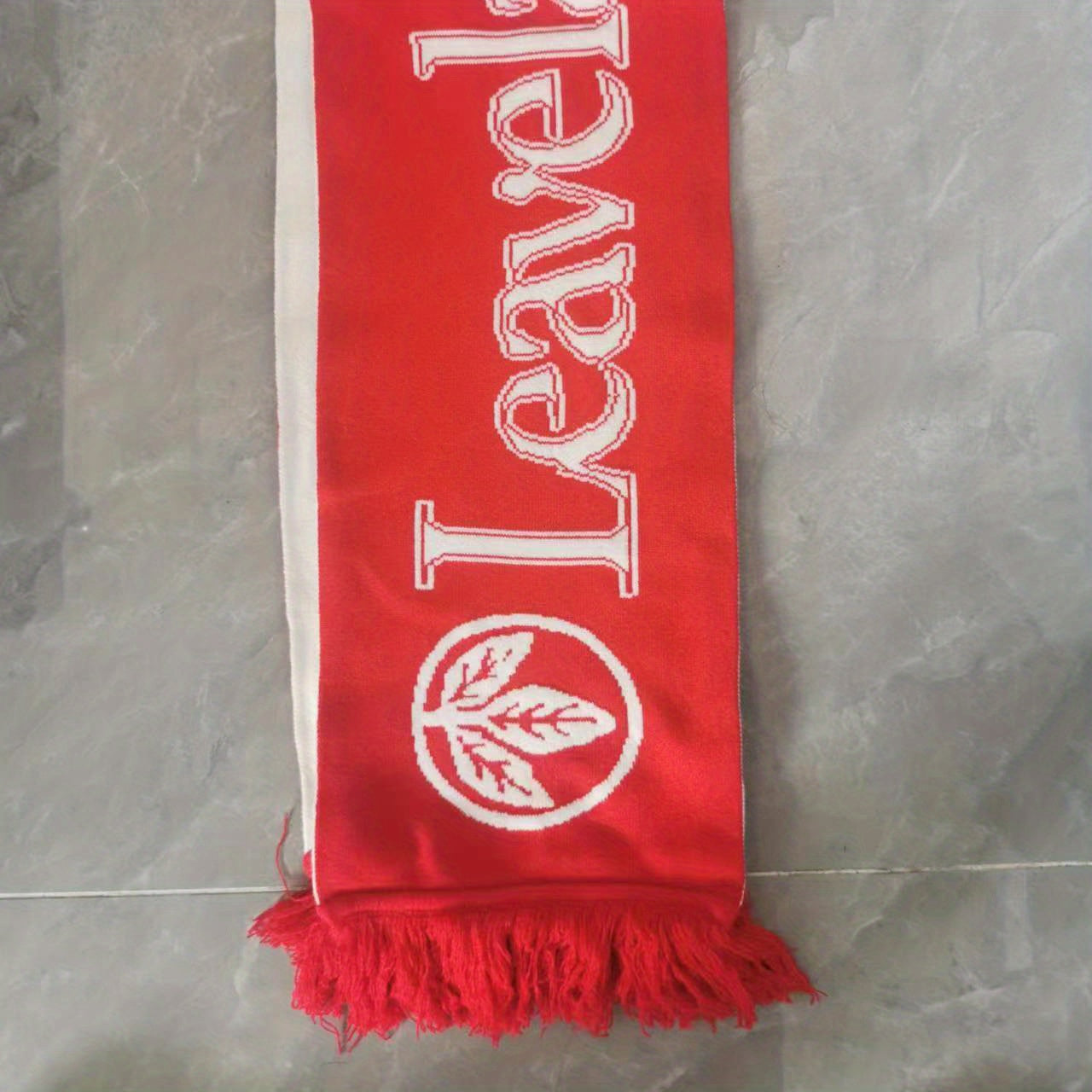 Maple Leaf Letter Pattern Couple Scarf Outdoor Warm Scarf