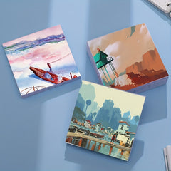 Chinese Style Memory Hometown Sticky Notes