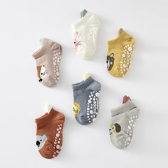 6pcs Adorable Cartoon Socks for Kids