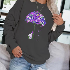 Harmony Graphic Print Sweatshirt for Fall & Winter