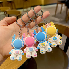 3D Space Dragon Keychain PVC Zodiac Dragon Keychain Keyring Gift For Men Women