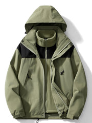 Women's 3-in-1 Outdoor Sports Jacket - Windproof & Waterproof