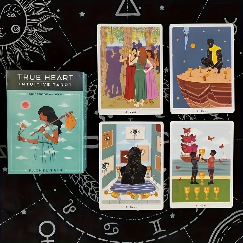 1pc True Heart Intuitive Tarot Deck for Parties