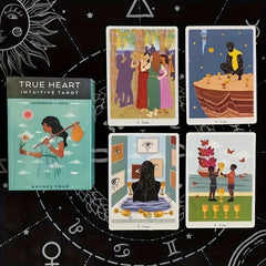 1pc True Heart Intuitive Tarot Deck for Parties
