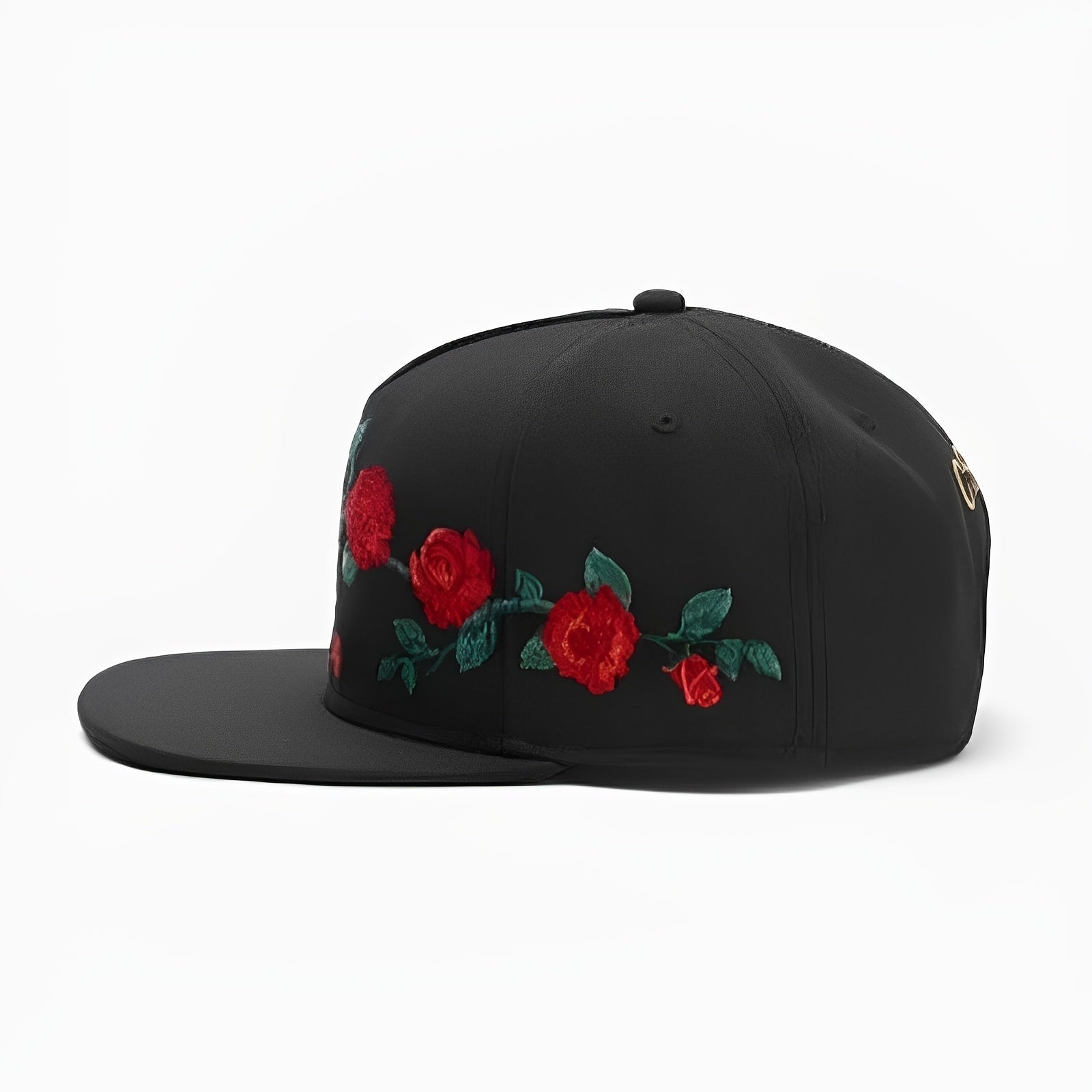 Men's Rose Embroidered Hip Hop Hat