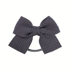 15pcs Plain Bow Hair Ties For Girls Hair Bands Kids Accessories
