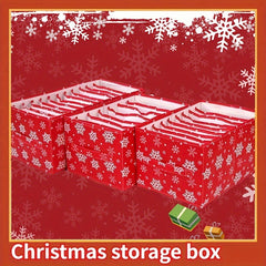 Christmas Storage Box Foldable Closet Storage Drawer Space Saving Storage Organ