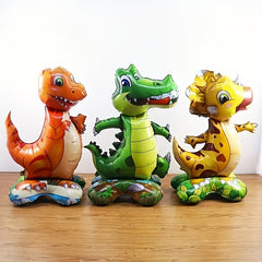 2pcs Standing Dinosaur Aluminum Balloon Birthday Party Decoration