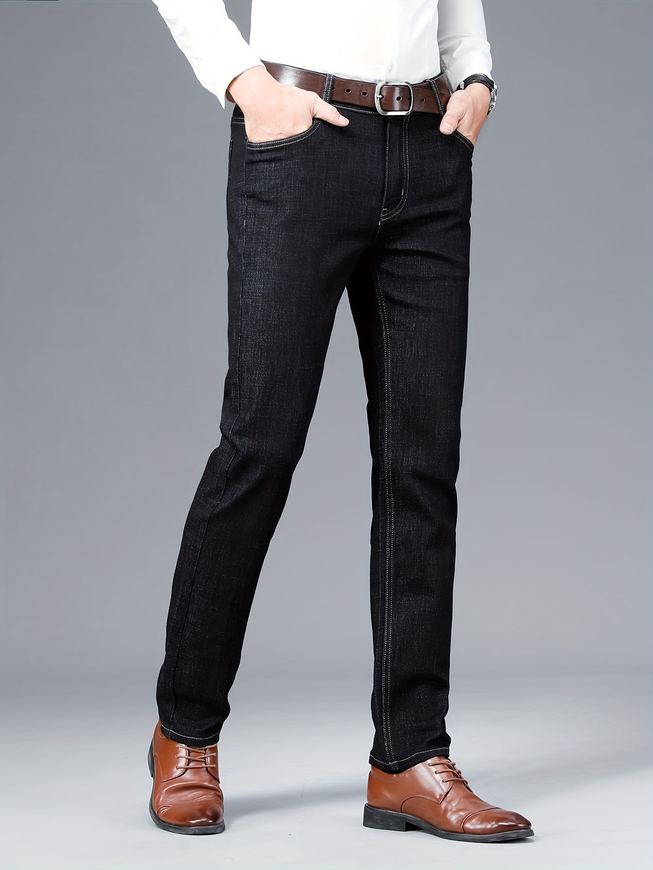 Men's Slim Fit Dress Pants for All Seasons