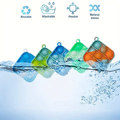 30pcs Mini Pop Fidget Toys Square Shape Educational Baby Kid Toys