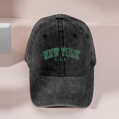YORK Washed Baseball Cap Distressed Sun Hat