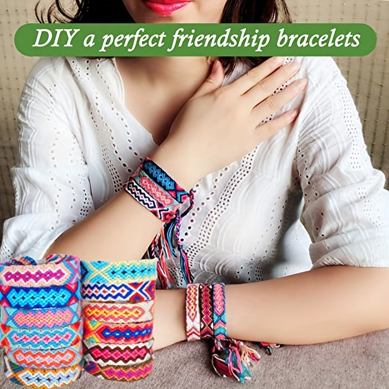 100pcs Embroidery Floss Cross Stitch Friendship Bracelets String