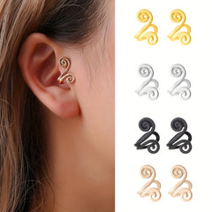 Irregular Shape Ear Cuff Twisted Earring - No Piercings