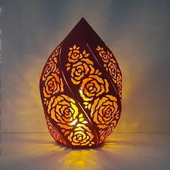 Metal Cutting Dies 3D Rose Lantern Winter Cut Die for Card Making Scrapbooking
