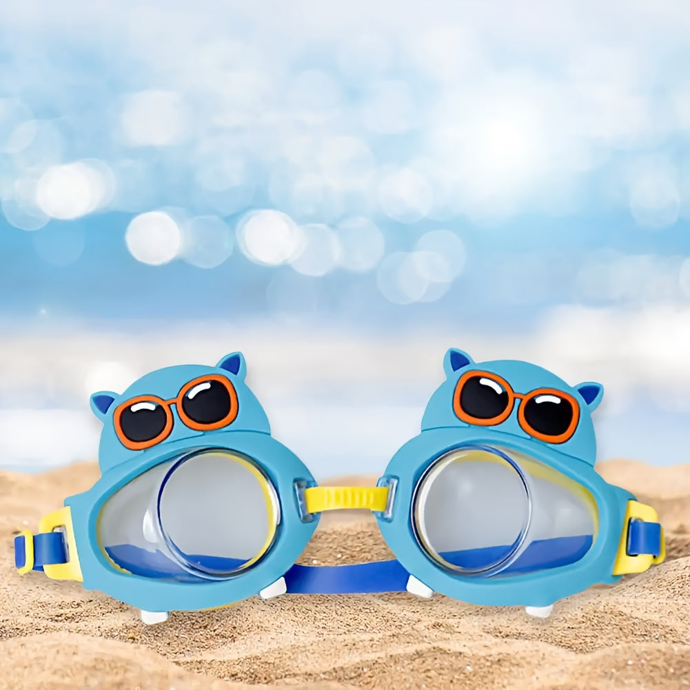 Cartoon Animal Swim Goggles Anti-fog Glasses