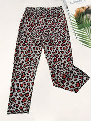 Leopard Print Leggings Girls Casual Leggings All Seasons Gift Sports