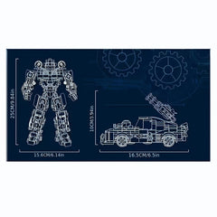 Transforming Robot Car Toy Model Action Figure For Children