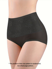 Floral Print Briefs Stretchy Intimates Panties