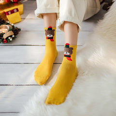 4 Pairs Women's Christmas Funny Socks Set